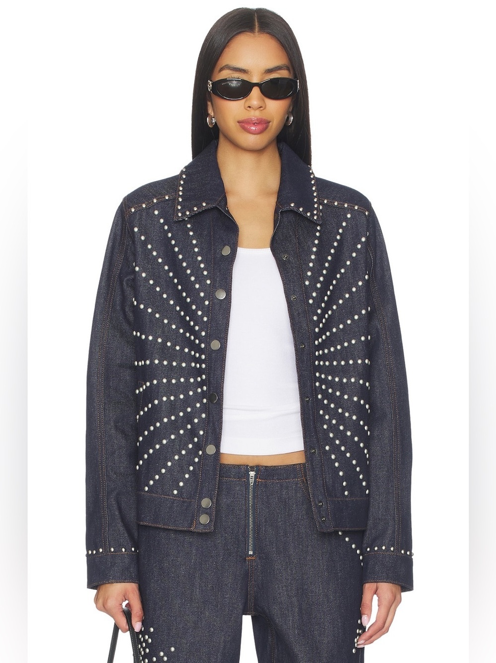 Sunburst Jacket Understated Leather Size L $276 MSRP EUC Western Studded